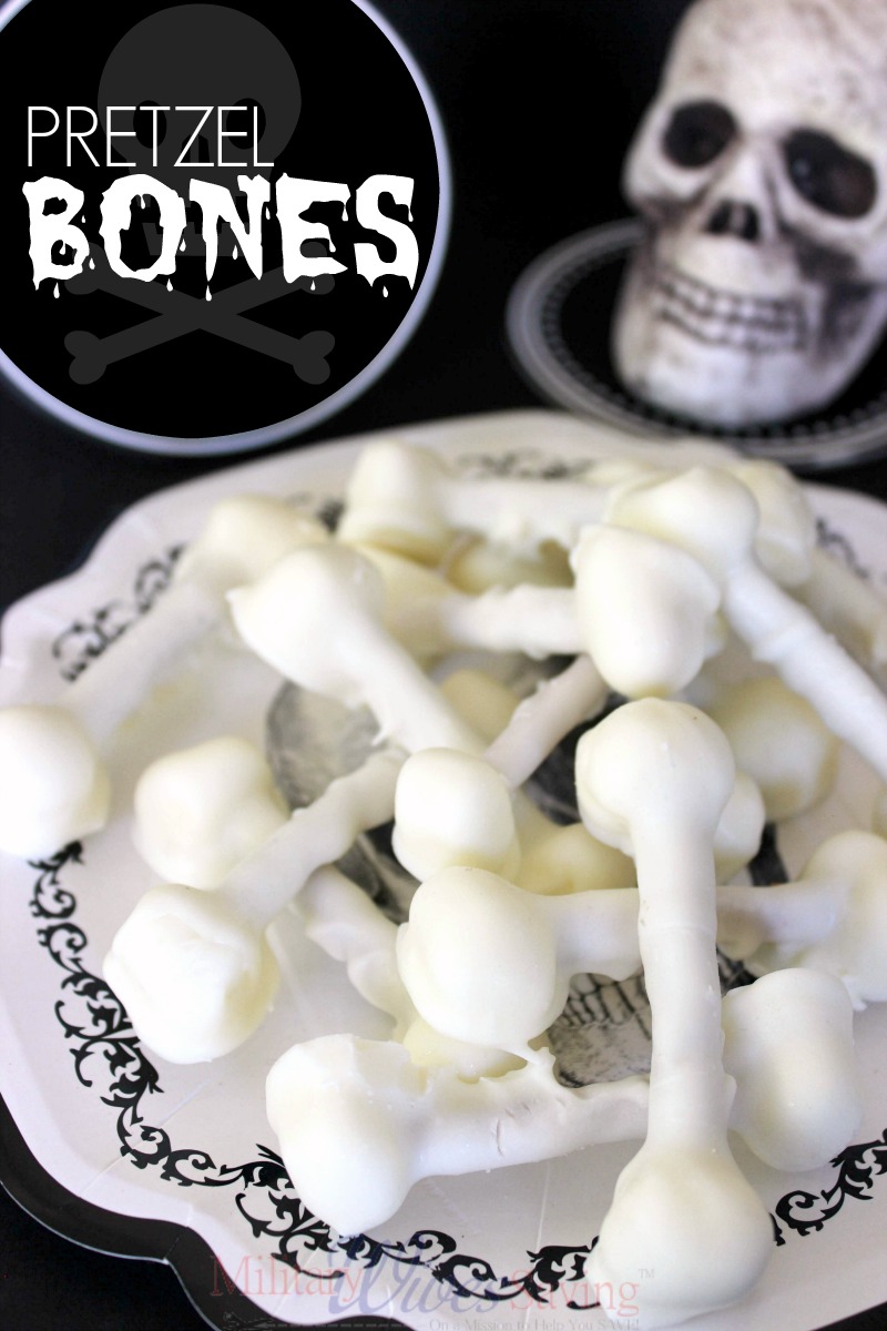 Pretzel Bones Halloween Treats